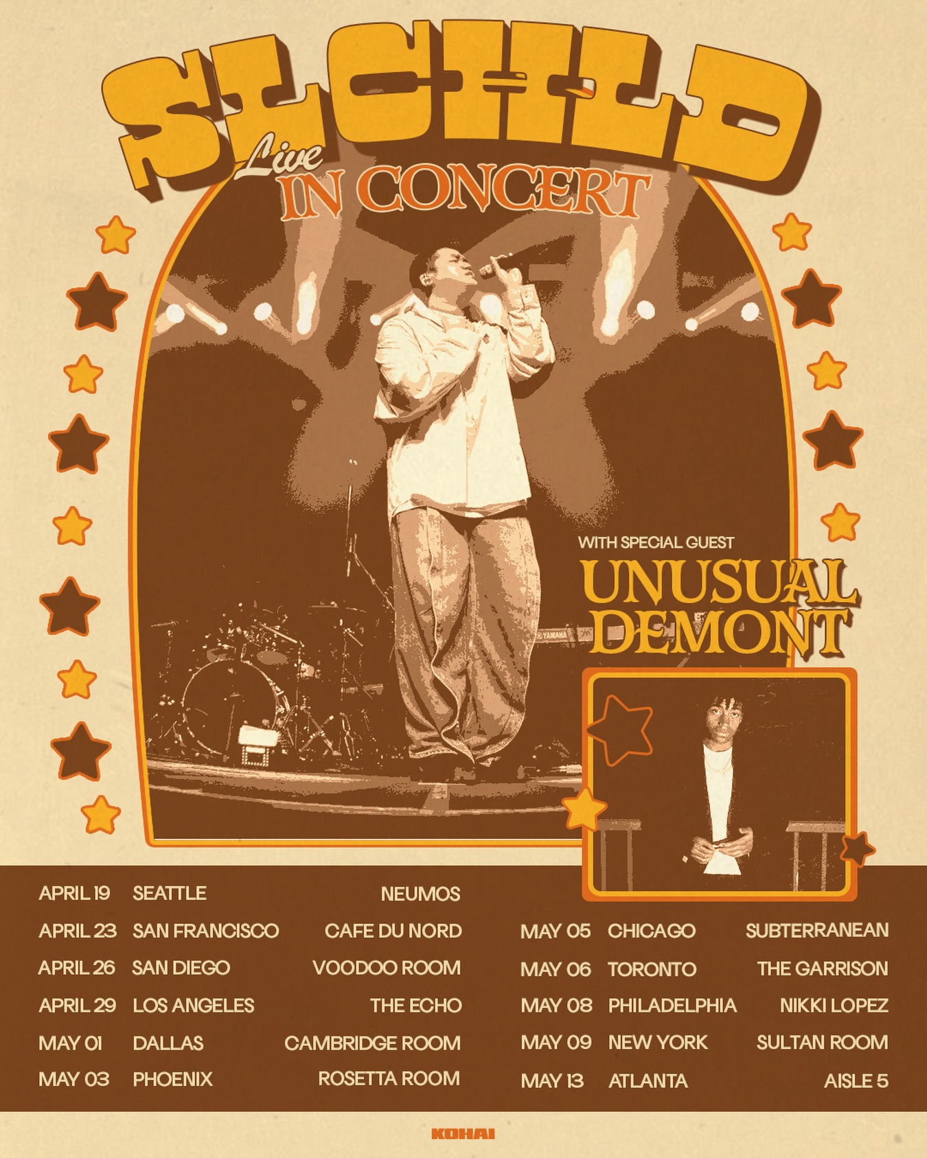 slchld Tour Poster 2026